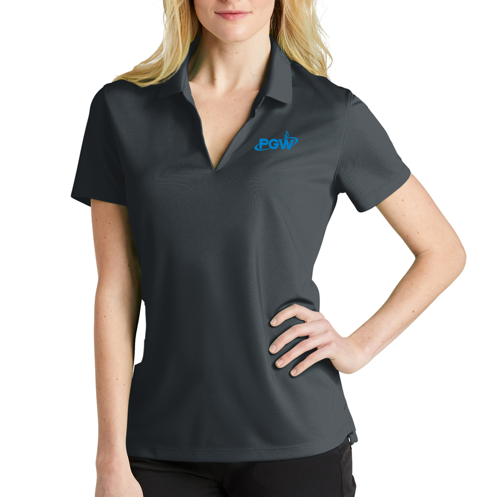 Anthracite-Ladies-Nike-Dri-FIT-Micro-Pique-Polo