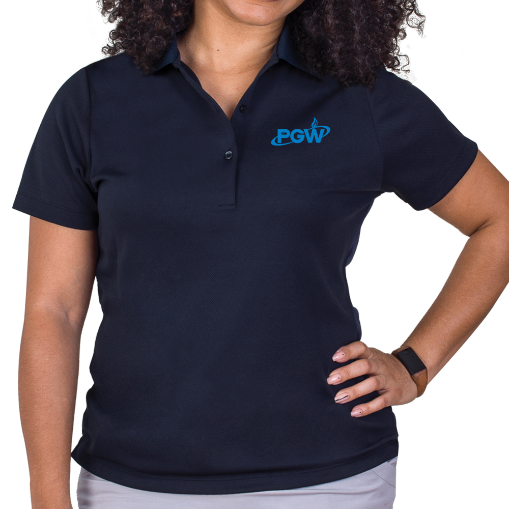 Navy-Ladies-Polyester-Mesh-Polo