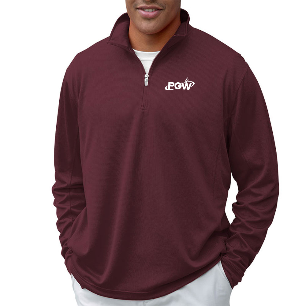 Maroon-Men's-Micro-Mesh-Performance-1-4-Zip