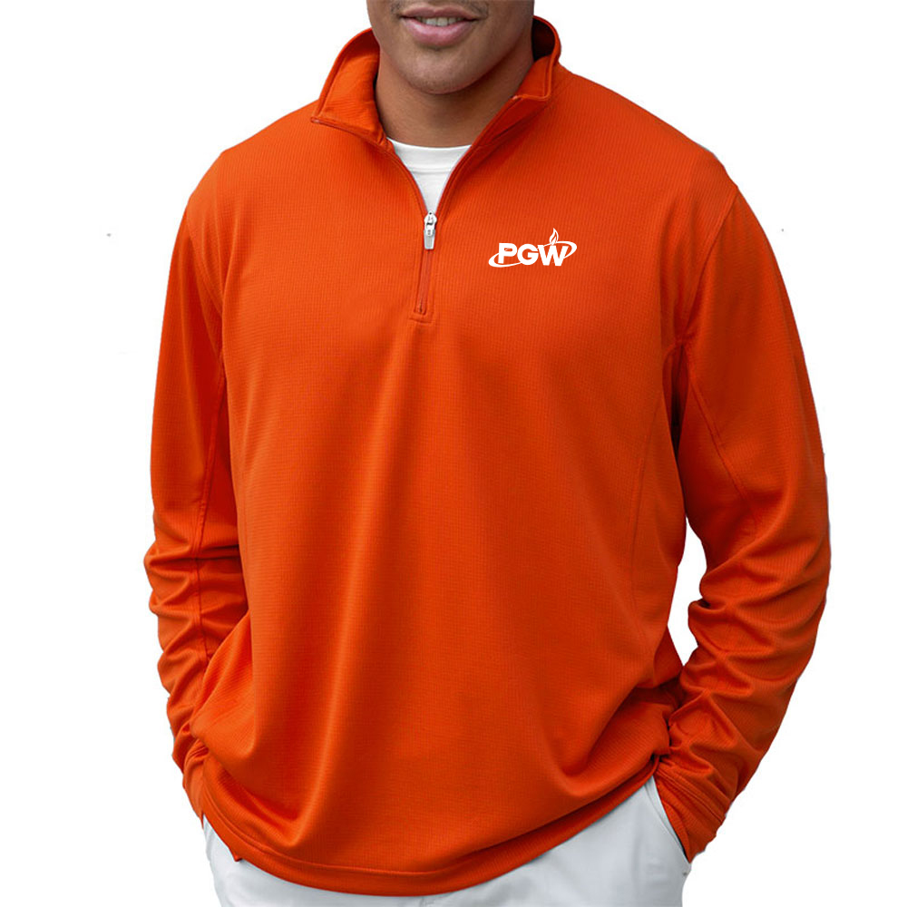 Orange-Men's-Micro-Mesh-Performance-1-4-Zip