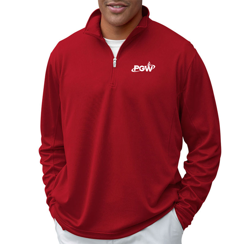 Red-Men's-Micro-Mesh-Performance-1-4-Zip