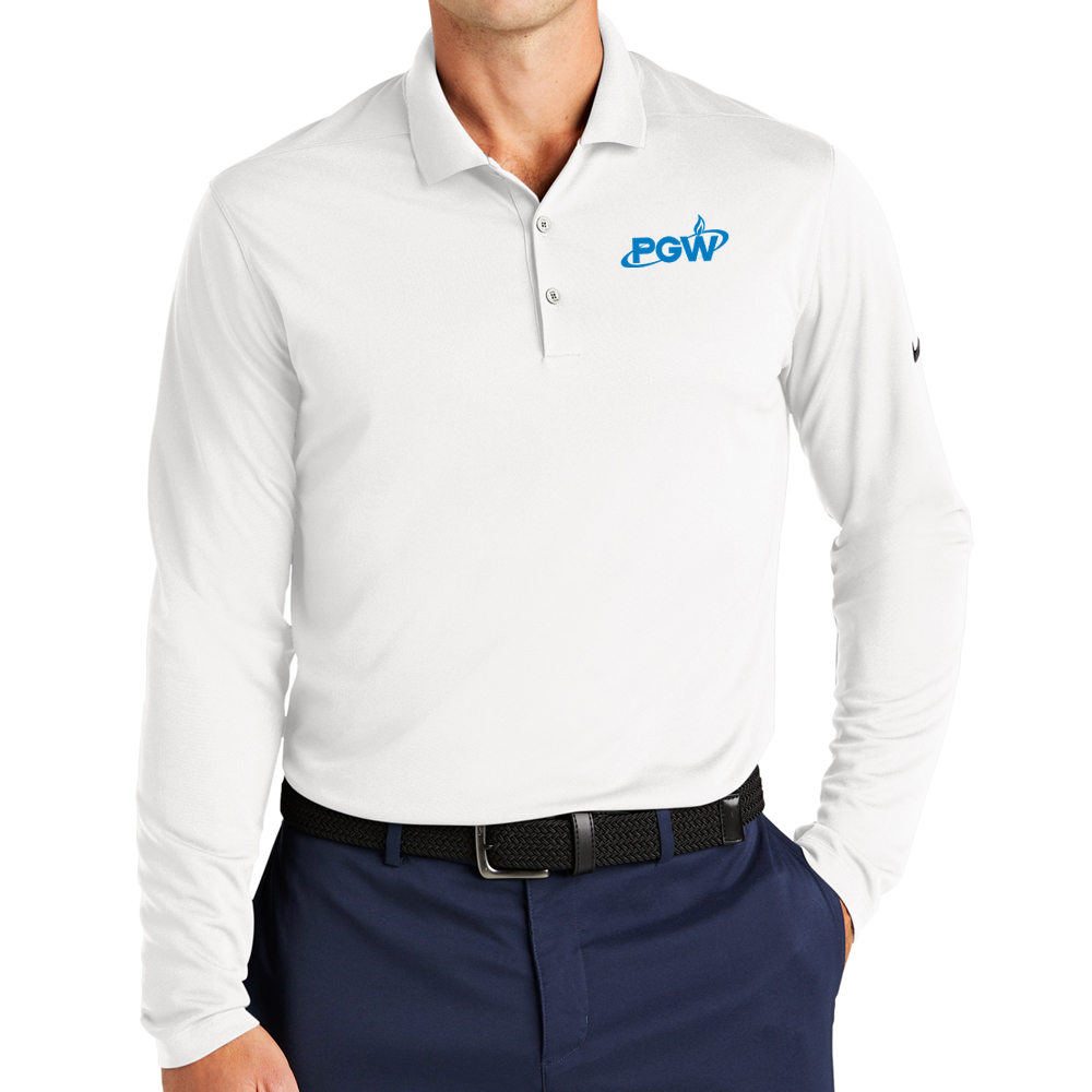 White-Mens-Nike-Dri-FIT-Micro-Pique-2.0-Long-Sleeve-Polo