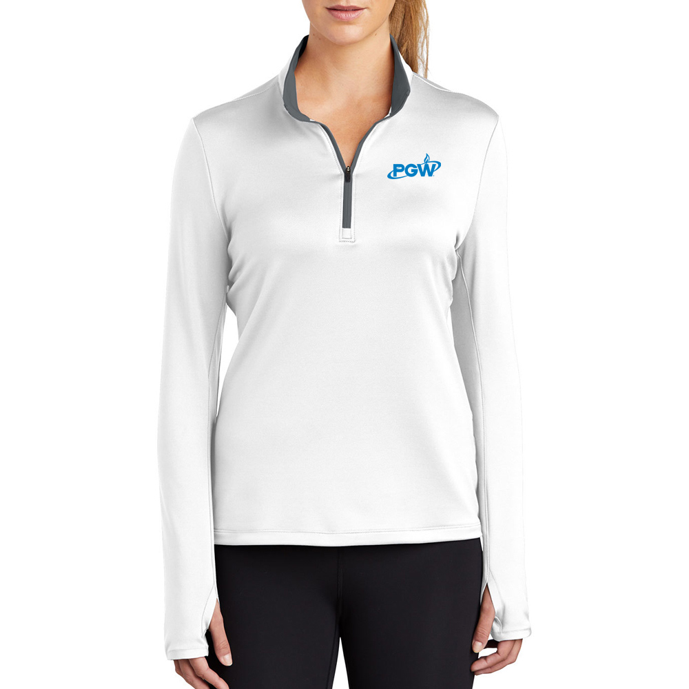 Alternative view of Nike Ladies' Dri-FIT Stretch 1/2 Zip