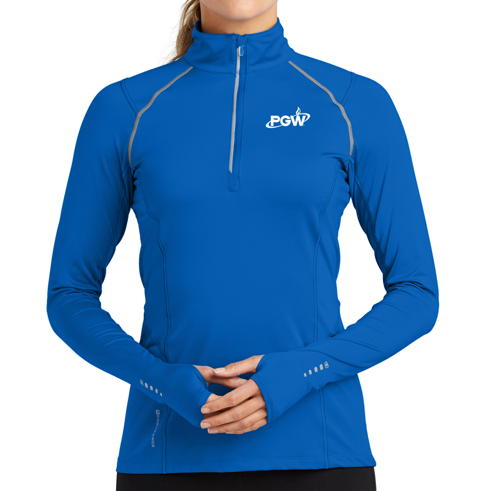 Electric-Blue-OGIO-Ladies-Nexus-1-4-Zip-Pullover
