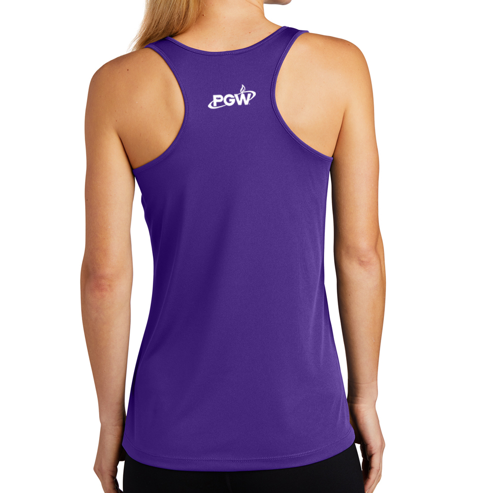 Purple-Ladies'-Sport-Tek-Racerback-Tank