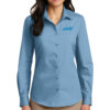 Ladies' Port Authority® Long Sleeve Carefree Poplin Shirt