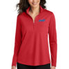 Ladies' Port Authority® Dry Zone UV Micro-Mesh 1/4-Zip