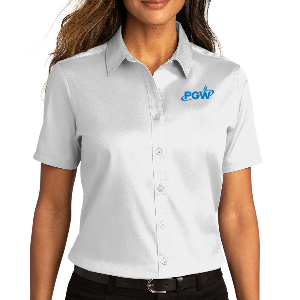 Ladies' Port Authority® Short Sleeve SuperPro React ™ Twill Shirt
